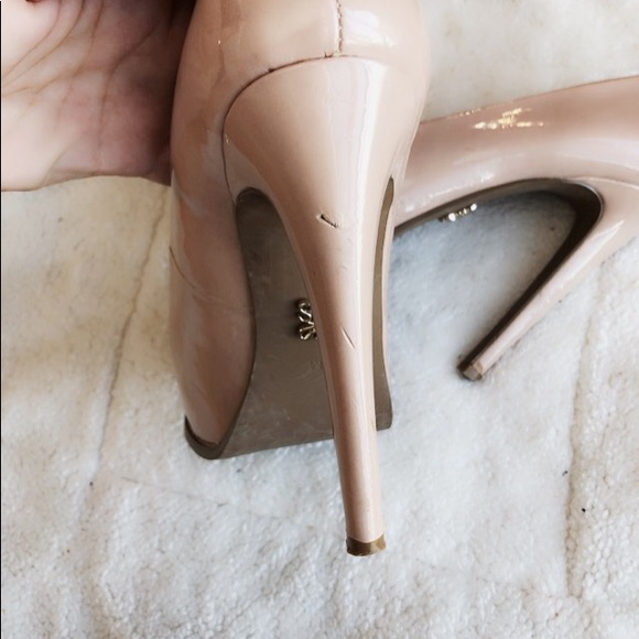 Nude Vera Wang platform heels size 7.5 - Picture 5 of 8